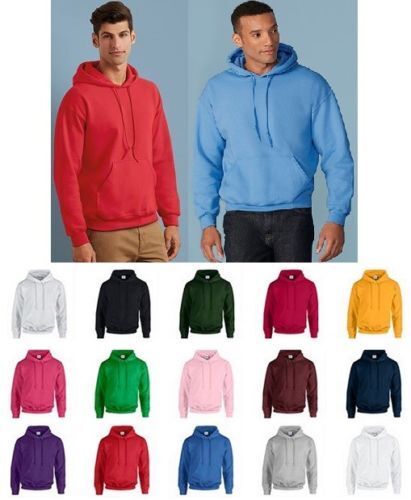 Mens Hoodie Heavy Blend Adult Hooded Sweatshirt Jumper Top Sweat GildanS-5XL - Picture 1 of 29