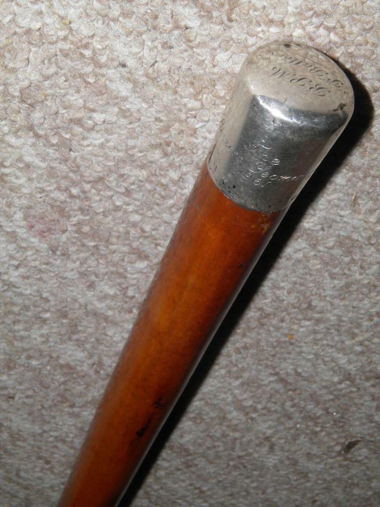 Military Swagger Stick/Drill Cane - 'The Sussex Yeomanry' H/M