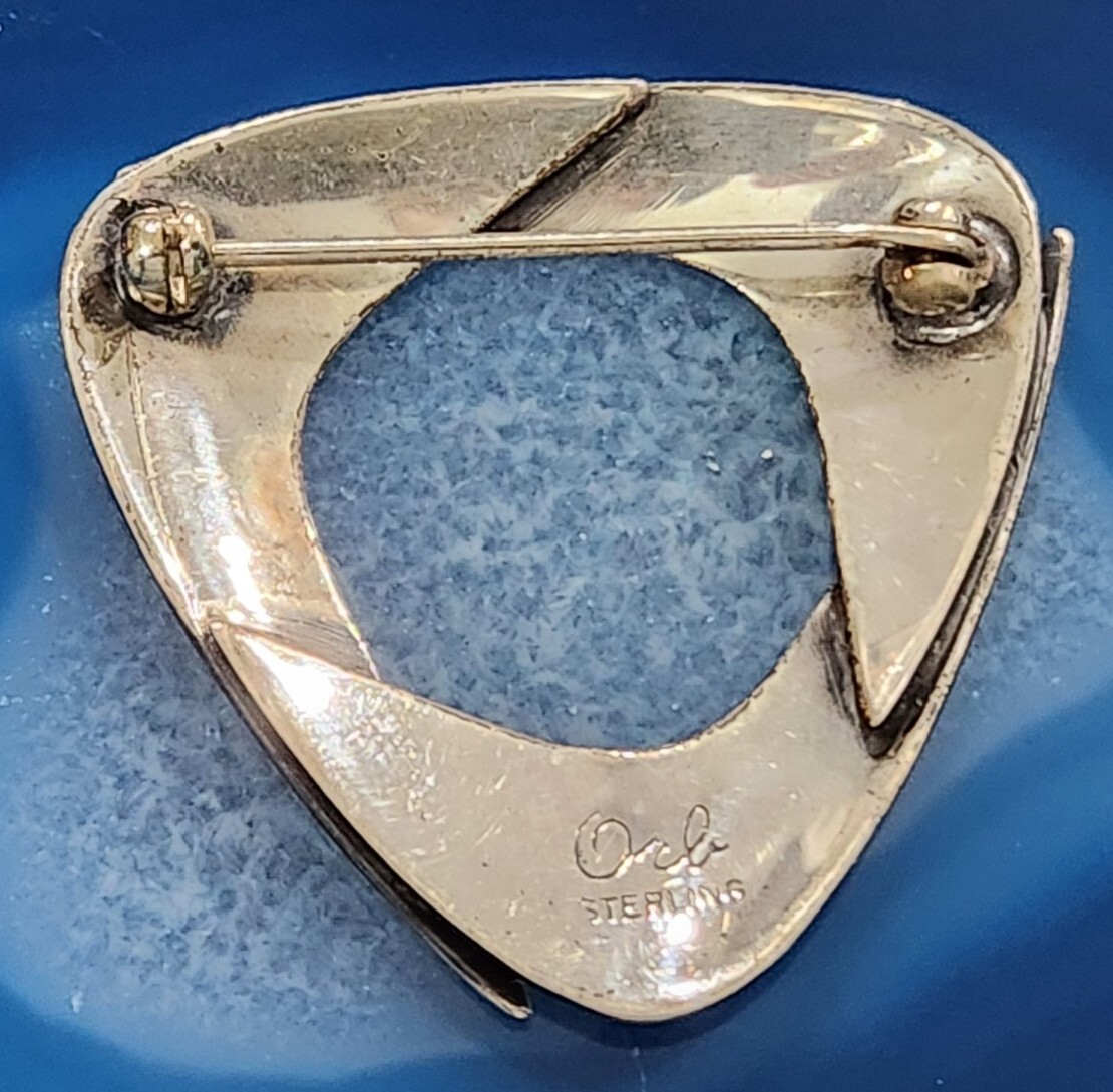 ORB - Sterling Silver - Rounded Corners Triangle … - image 4