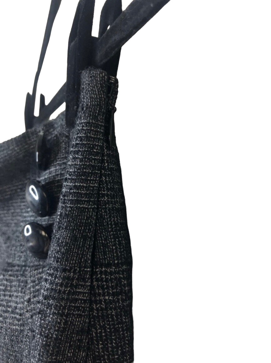 Classiques Entier Gray Ruffled Button Straight Sk… - image 5