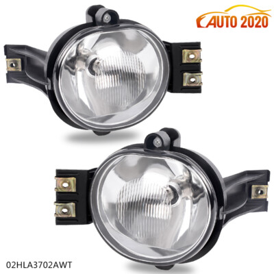 Fog Lights +Bulb Fit For 02-08 Dodge Ram 1500 2500 3500 /2004-2006 Dodge Durango
