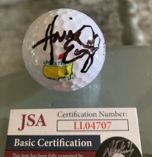 2026 MASTERS HARRIS ENGLISH SIGNED AUTOGRAPH MASTERS LOGO GOLF BALL JSA LL04707