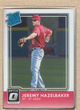Jeremy Hazelbaker 61 2016 Donruss Optic Rated Rookies
