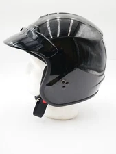 GMAX ADULT OF-2 OPEN-FACE HELMET - GLOSS BLACK - LARGE  - G1020026