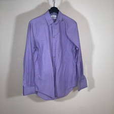 Calvin Klein lavender purple button up shirt US L