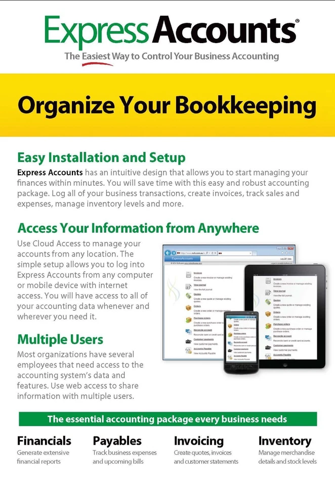 Express Accounts Easy Accounting NCH Lifetime License - Image 2 of 4
