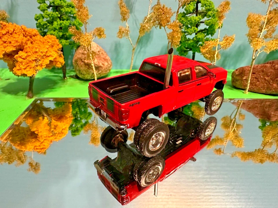 Kit elevador Ford F-150 G-5s elevado personalizado 1:64 cabina extendida, silenciador elevador trasero Foto 3 de 3