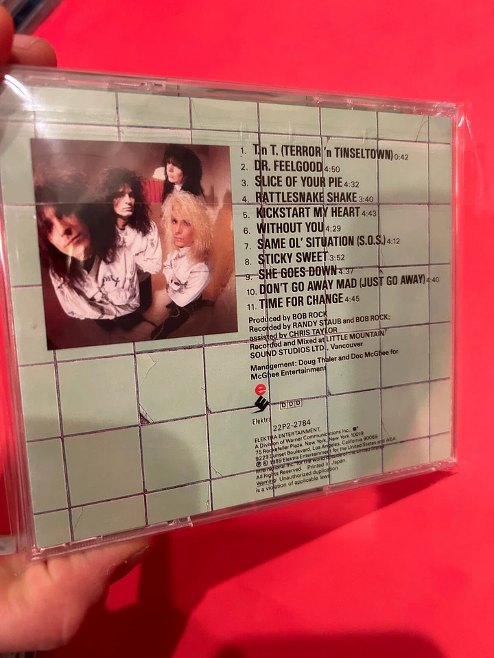 Motley Crue – Dr. Feelgood JAPAN EDITION RELEASE CD  22P2-2784 Foto 2 de 2