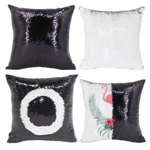 sequin swipe pillow