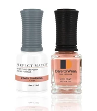 LeChat Perfect Match UV Gel + Nail Polish - PMS169 Peach Charming