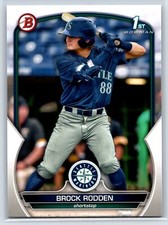 2023 Bowman Draft Brock Rodden 1st Bowman Rookie Seattle Mariners RC #BD-171