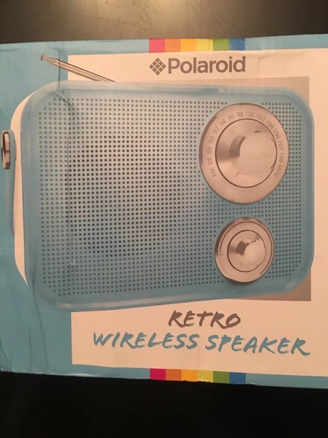 polaroid speaker retro
