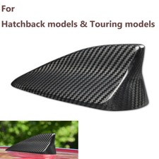 1x Shark Fin Roof Antenna Cap Real Carbon Fiber Fits 16-18 Mazda3 Hatch Touring