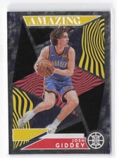 2021-22 Panini Illusions Josh Giddey #4 Amazing Asia Red and Yellow