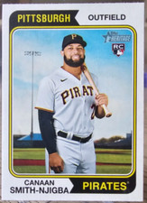 2023 Topps Heritage #312 Canaan Smith-Njigba RC Pittsburgh Pirates