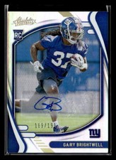 2021 Absolute #174 Gary Brightwell 169/199 Auto Signature Rookies Spectrum