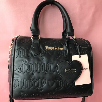 Juicy Couture  Best Sellers Fame Satchel Liquorice /Black NWT