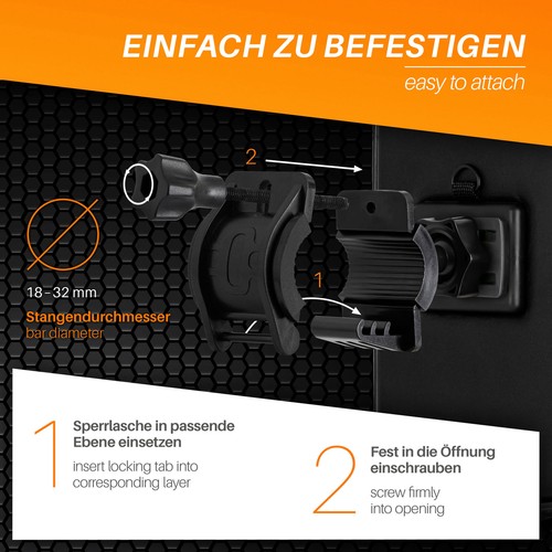 Bike Mount Waterproof For Huawei Y6 2019 Case MTB Steering Wheel Bike Bag - Picture 8 of 8