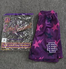 EE basic shorts x bape purple SIZE MEDIUM