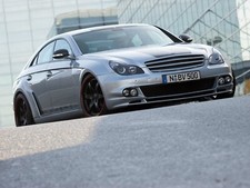 Cars art mercedes cls gtr 374 modified Desk Mat Stitched