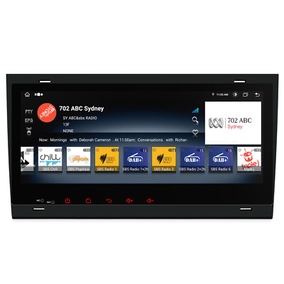XTRONS 8,8'' Autoradio Android 14 Octa-Kern 4G+64GB GPS Für AUDI A4 B6 B7 S4 RS4 