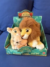 1998 RARE DISNEY THE LION KING SIMBA'S FAMILY PRIDE 9" PLUSH IN BOX NALA KIARA