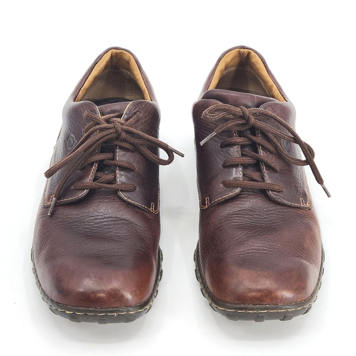 Vintage Børn Tycoon Men\'s Brown Leather Oxford Shoes M5186 Size 8.5 Vintage Born Tycoon Shoes Men main image 4