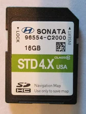 2015 16 Hyundai Sonata Navigation GPS SD CARD MAP DATA 96554-C2000 OEM