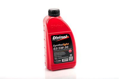 1 x 1 L (12,95  /L) Motorenöl Divinol Syntholight 03 SAE 5W-30 49251 PKW BHKW