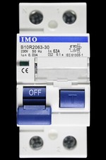 IMO 63 AMP 30mA DOUBLE POLE RCCB RCD TYPE AC B10R2063-30