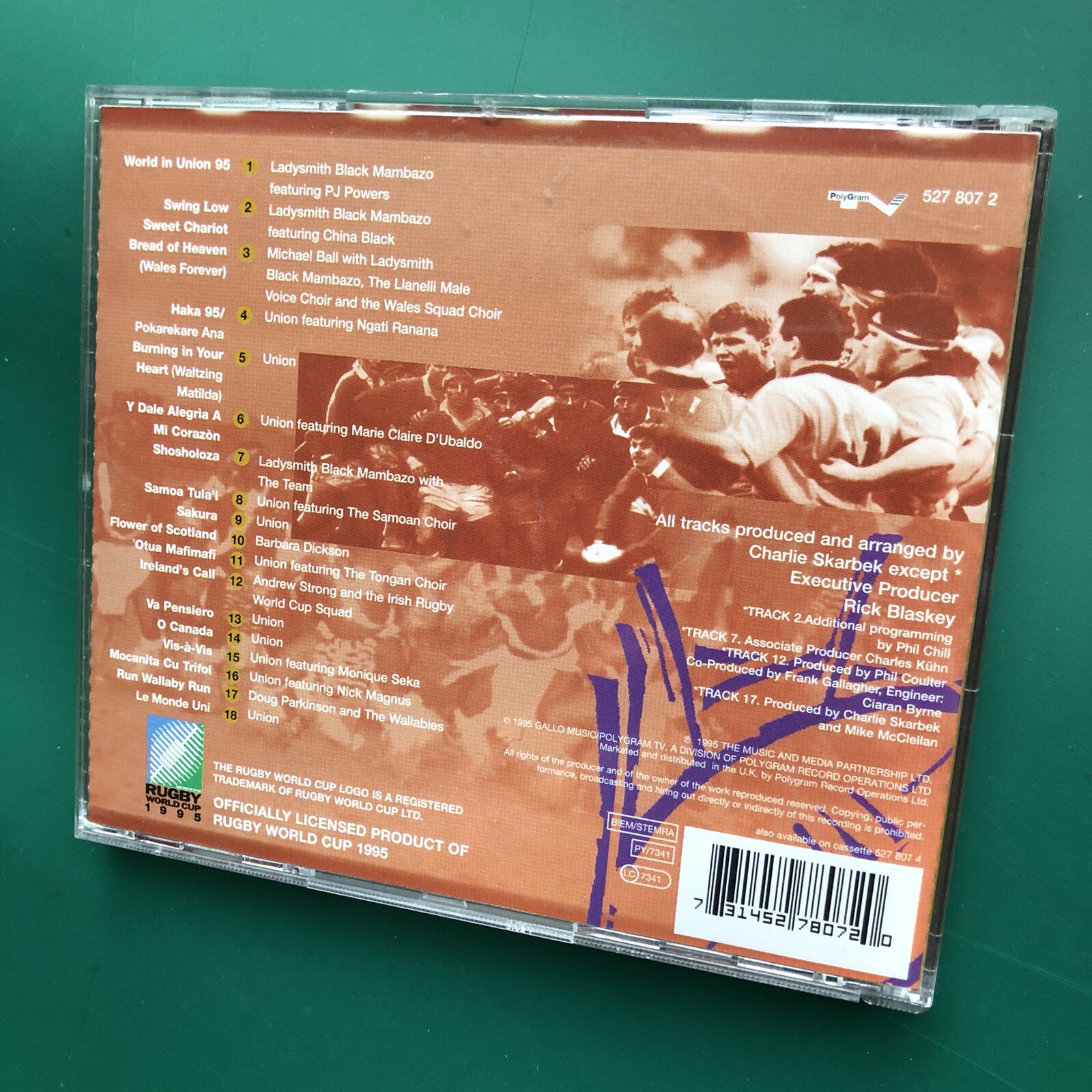 World In Union Anthems By Various Artists Cd 1995 For Sale Online Ebay