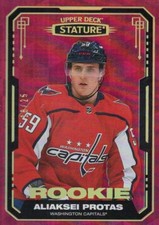 2021-22 UD Stature ROOKIE CARD ALIAKSEI PROTAS (#18/25)   RED