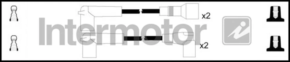 HT Ignition Leads Intermotor 76146CP Fits Mazda RX-7 1992-2002 1.3 - Image 2 of 2