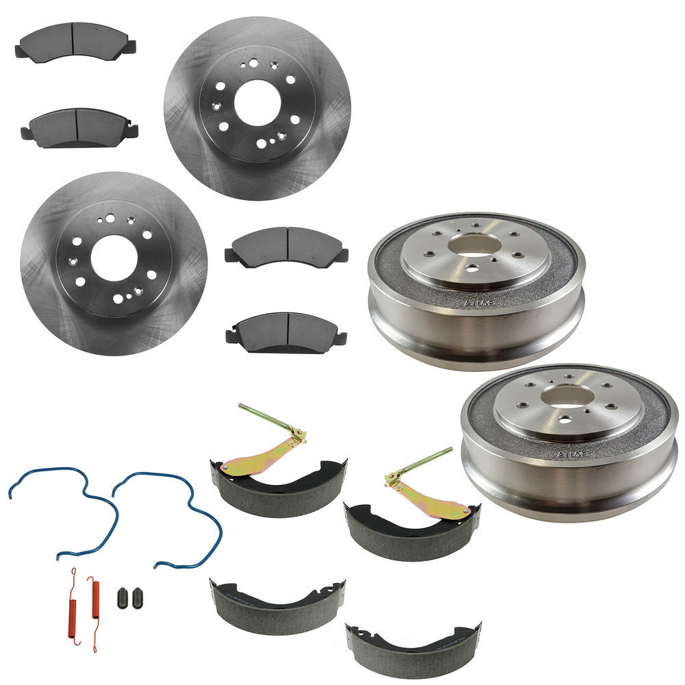 Disc Brake Pad and Rotor / Drum Brake Shoe and Drum Kit DIY SOLUTIONS
