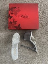 Pleaser Dual Strap Slide Mule 3 Platform Stil...