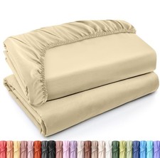 Utopia Bedding Twin Fitted Sheets - Bulk Pack of 2 Bottom Sheets - Soft Brush...