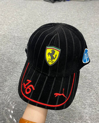 Ferrari F1 Charles Leclerc Miami GP 2026 Black Cap Hat Scuderia Racing NWT