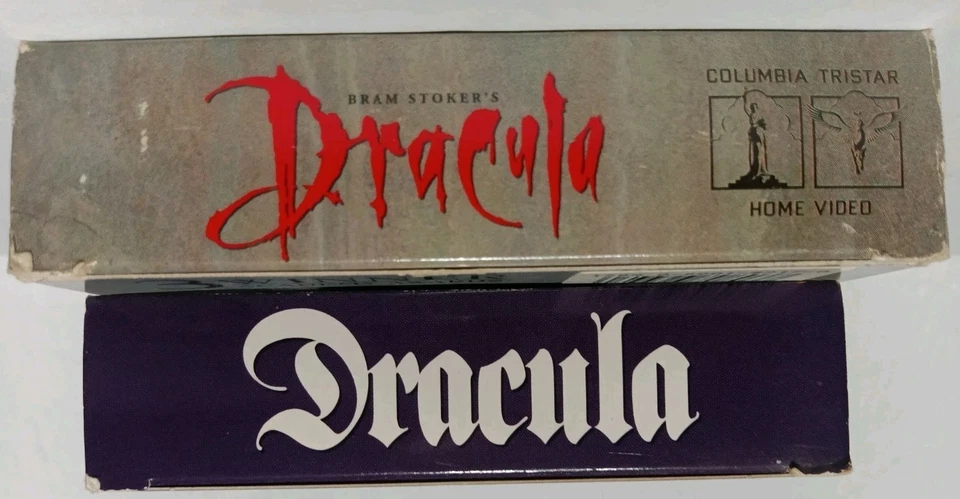 Dracula VHS Cassette Lot Of 2: Universal 1931 Lugosi & 1993 Coppola Oldman Foto 4 de 4