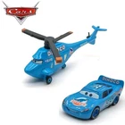 2 Cars Disney Pixar Cars Dinoco Helicopter Lightning McQueen 1:55 DieCast Toy