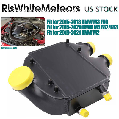 New Top Mount Dual Pass Charge Air Cooler Intercooler For BMW M3 M2 M4 2015-2021