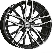 4x Alufelgen AEZ Panama dark Gunmetal polished 9,5x20 ET43 LK5 112 20 Zoll Felge