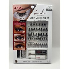 KISS Lash Couture Lash Mapping Kit 3D DIY Faux Extensions 42 Clusters NEW