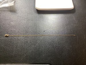 Small Thin 14 Kt. Ankle Bracelet (Italian) .3grams