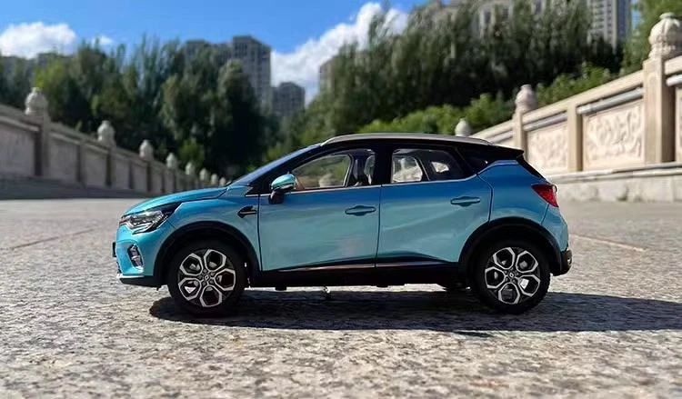 Original 1:18 Dongfeng Renault Kolobin Car Model 2020 New Blue Alloy Car Model - Image 4 of 4