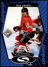 1998-99 UD Choice #SQ26 Tony Amonte - StarQuest Blue FREE SHIPPING!