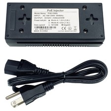 POE Gigabit Injector POE-I100G Power over Ethernet 52V 30W - Free Shipping