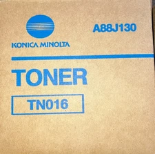 Genuine Konica Minolta TN016 Toner Cartridge A88J130 OEM TN-016 NEW Black
