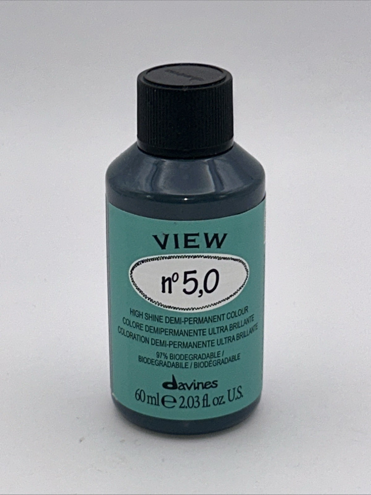Davines VIEW 5,0 Light Brown  High Shine Liquid Demi Permane