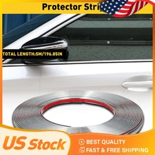 1/2" Chrome Trim Molding Car Strip Door Window Bumper Side Trime Protector 16ft