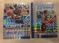 Alex English Kiki Vandeweghe Auto LOT⚡️2020-21 Mosaic Scripts 🏀 DENVER NUGGETS